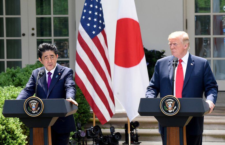 Trump upbeat on potential for US-Japan trade deal | The Seattle Times