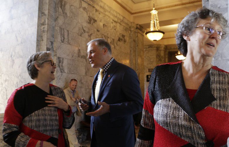 As Washington Legislature Wraps Up Gov Inslee Takes Victory Lap And Lawmakers Ok Affirmative