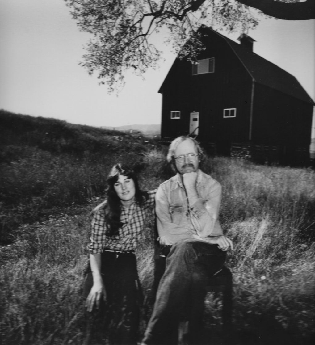 Ianthe Brautigan Swensen with her father, Richard Brautigan. Brautigan Swensen is an author who teaches at Sonoma State University and writes for “Joanne Weir’s Plates and Places” on PBS. (Courtesy of Ianthe Brautigan Swensen)