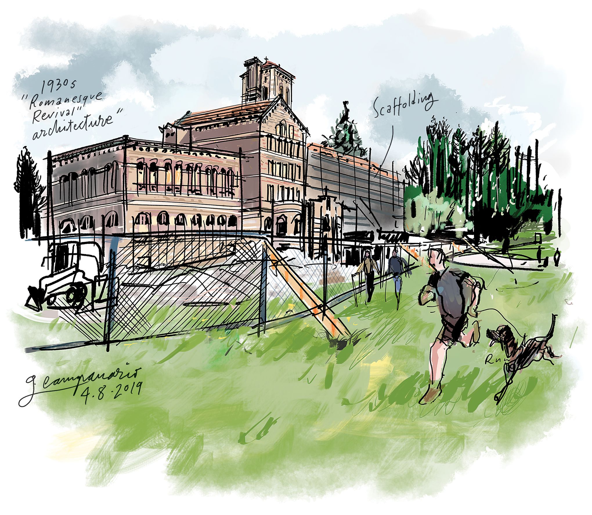 Drawing Life as We Know It: RU Urban Sketching Project : Newsroom