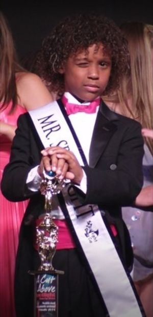Washington defensive back Kyler Gordon won the “Mr. Spotlight” crown at a national dance competition when he was eight years old. (Courtesy of Evamarie Gordon)