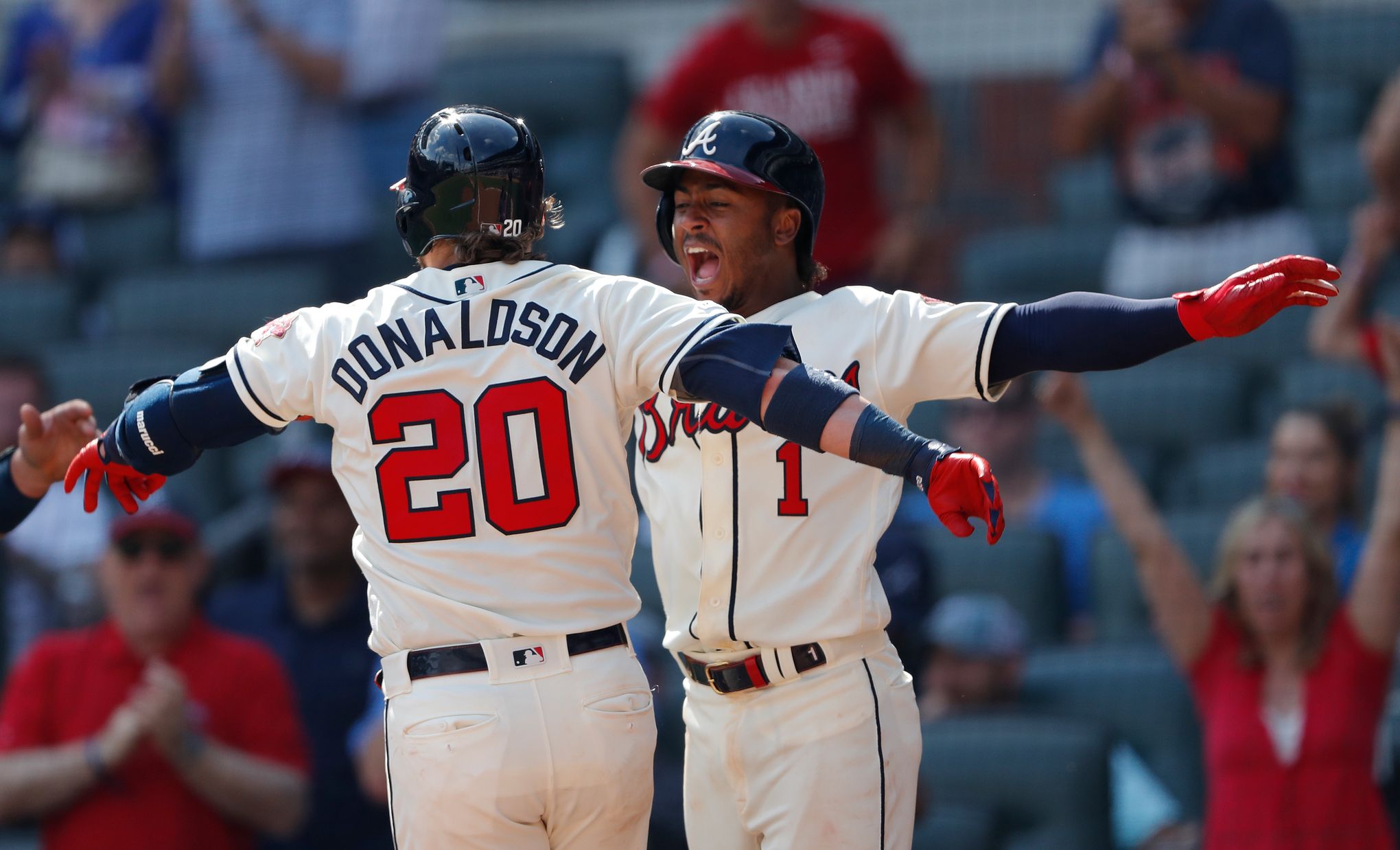 Josh Donaldson, Ozzie Albies homer again, Braves win 9th straight