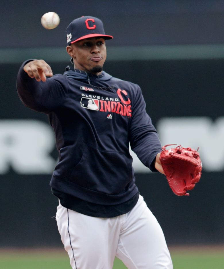 Tom Withers on X: #Indians SS Francisco Lindor would love to stay in  Cleveland and said he's waiting for the right offer.   / X