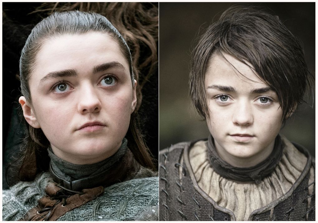 Maisie Williams as Arya Stark on “Game of Thrones.” (HBO via The Associated Press)