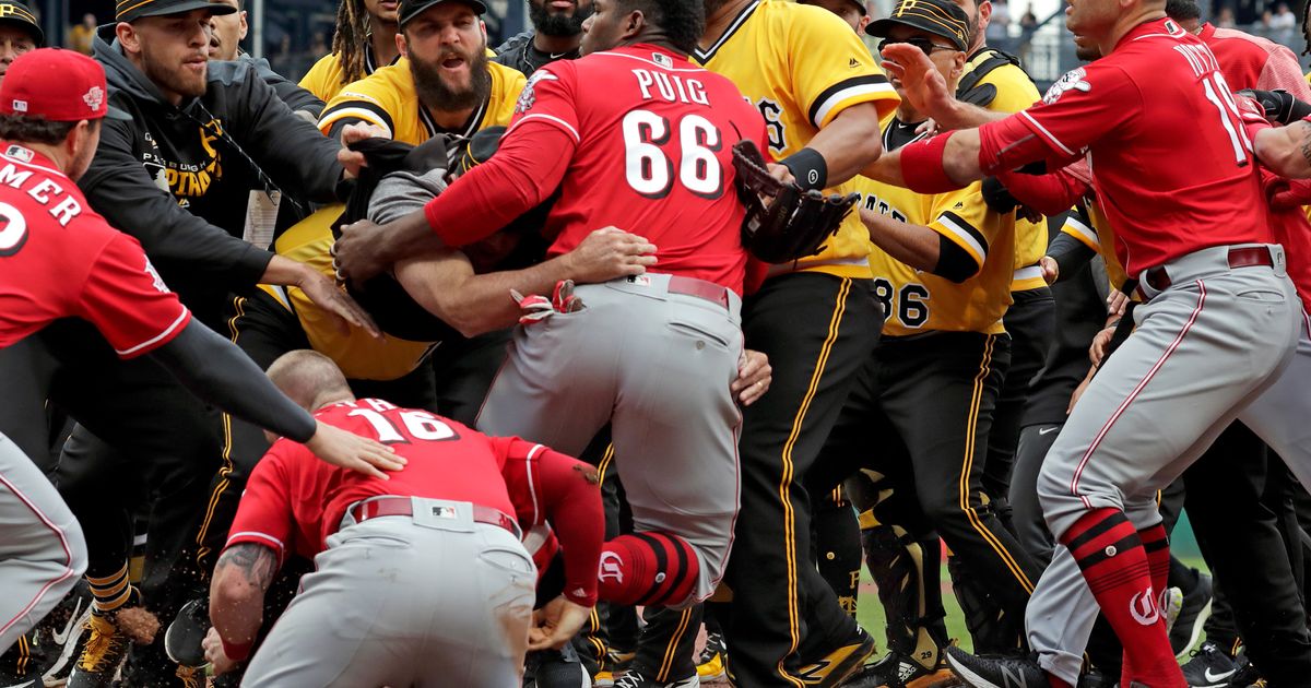 Yasiel Puig tries to single-handedly fight entire Pittsburgh Pirates  organization, This is the Loop