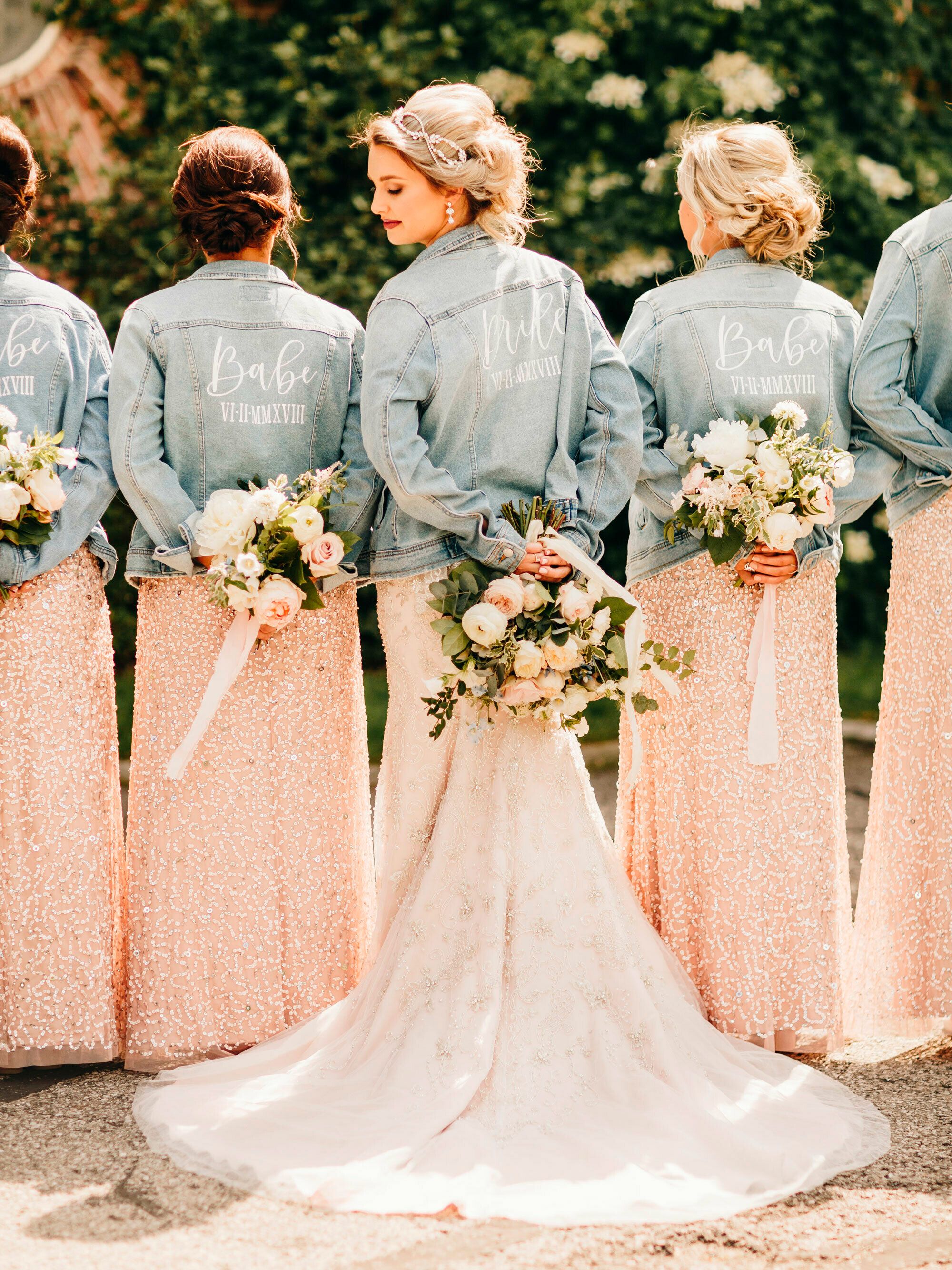 Bridesmaid 2024 jean jackets