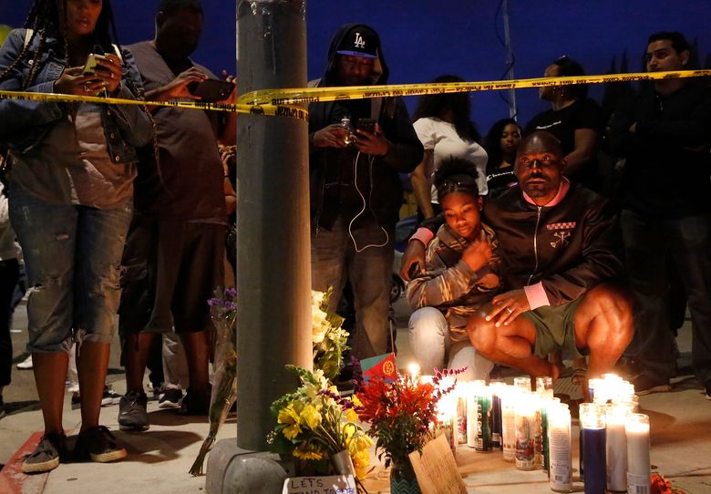 Thousands from across the country mourn at Nipsey Hussle's LA