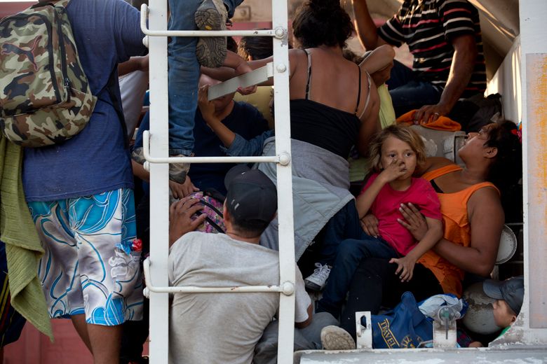 Aboard 'the beast': migrants' daring train ride through Mexico – in  pictures, US news