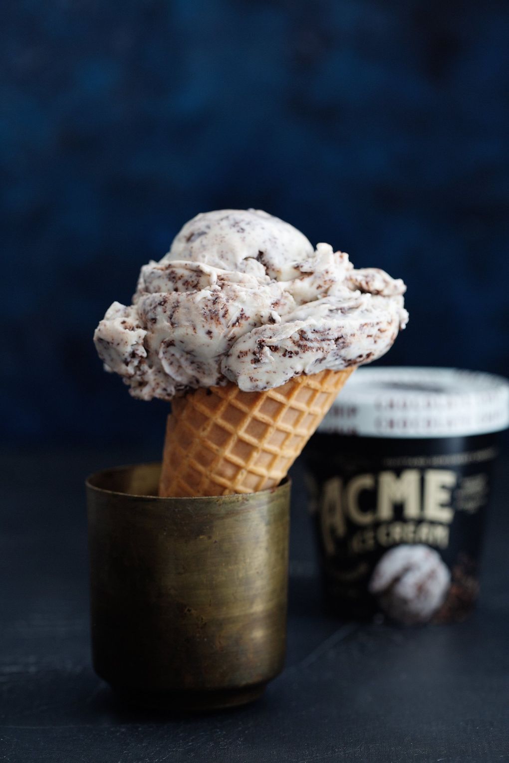 Acme Ice Cream does not add air to its ice cream, which CEO Erin Fray describes as having a taffylike texture. (Clare Barboza)