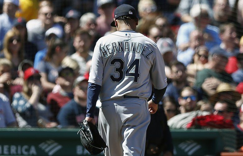 Seattle Mariners' ace Felix Hernandez gets blasted, Boston Red Sox roll  22-10 