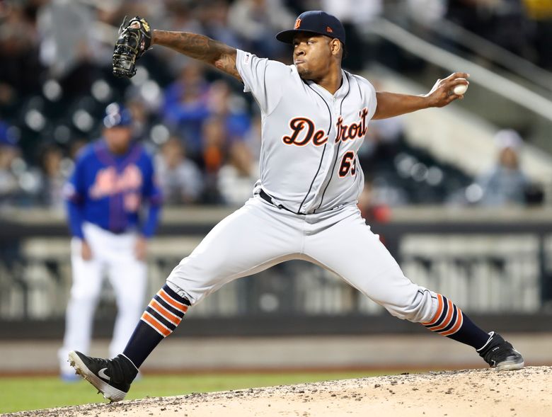 Tigers send down left-hander Soto, call up lefty Hall