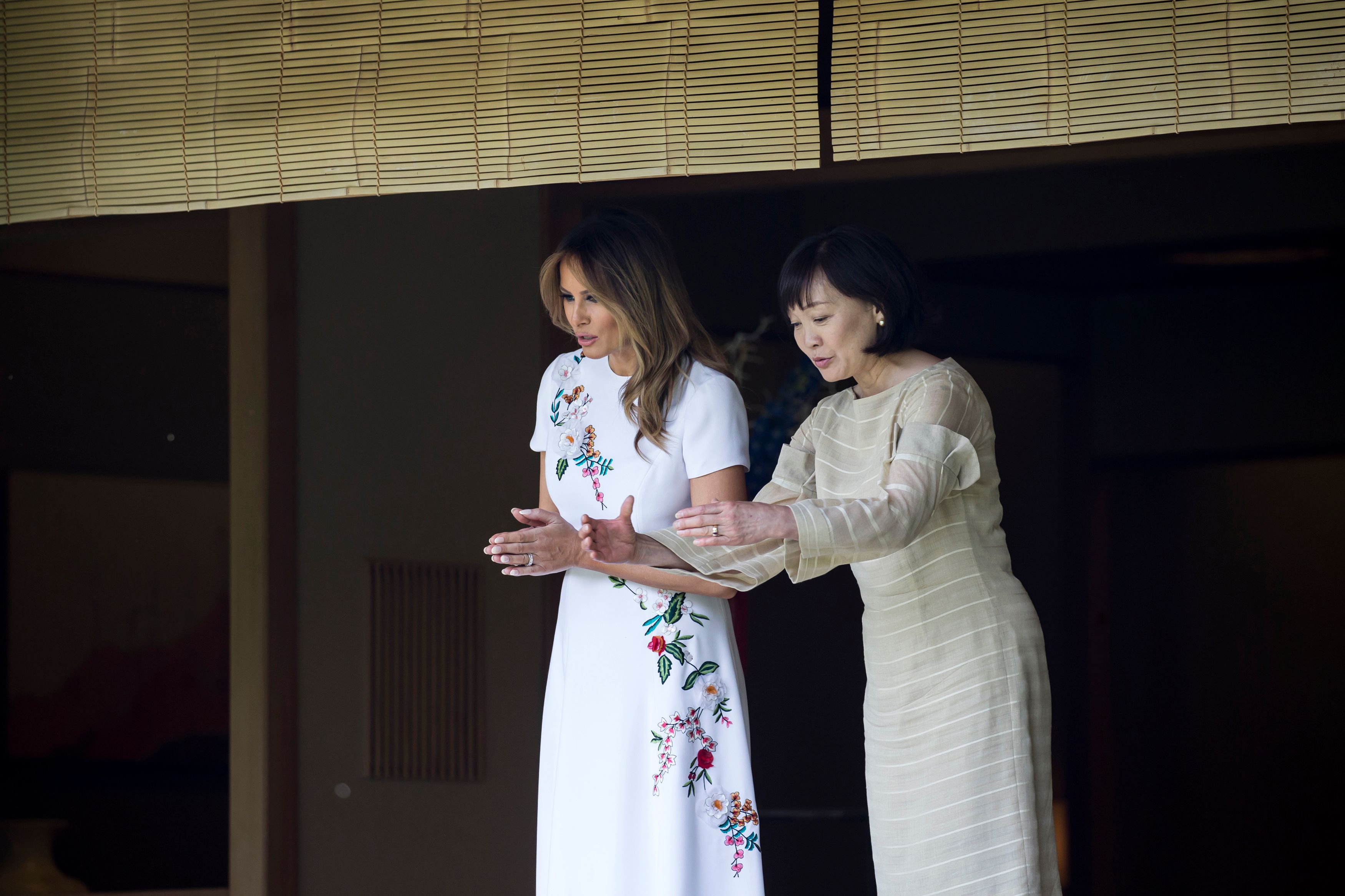 Melania Trump enjoys nature-themed Japan cultural experience | The