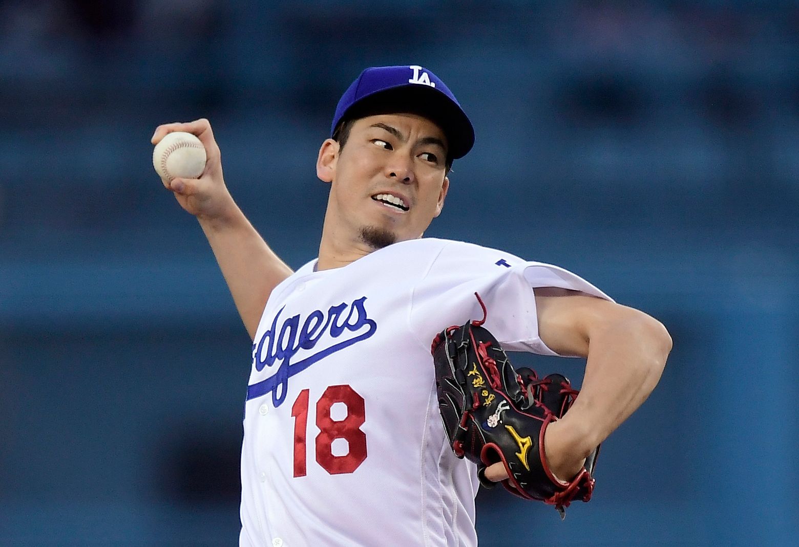 Maeda strikes out 12, drives in 2 as Dodgers top Padres 2-0