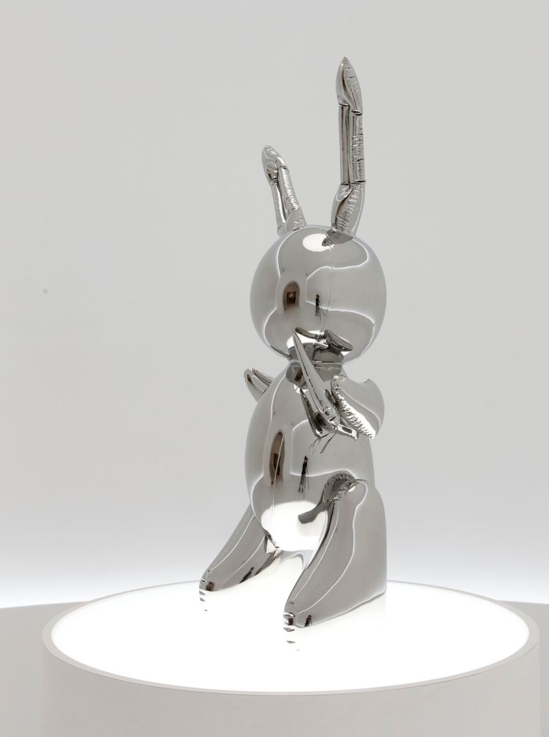 Koon's 'Rabbit' fetches record $91 million at NY auction