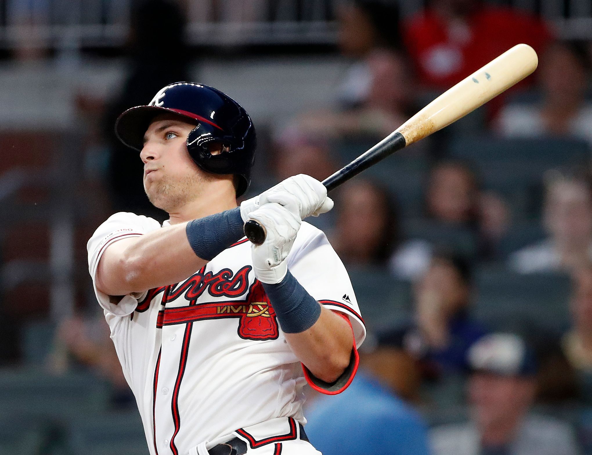 Braves' Austin Riley homers in first big league game