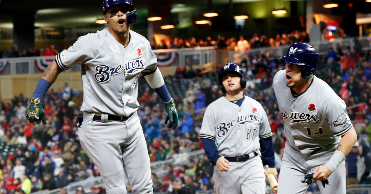 Arcia's HR gives Brewers 5-4 win, stopping Twins streak at 6