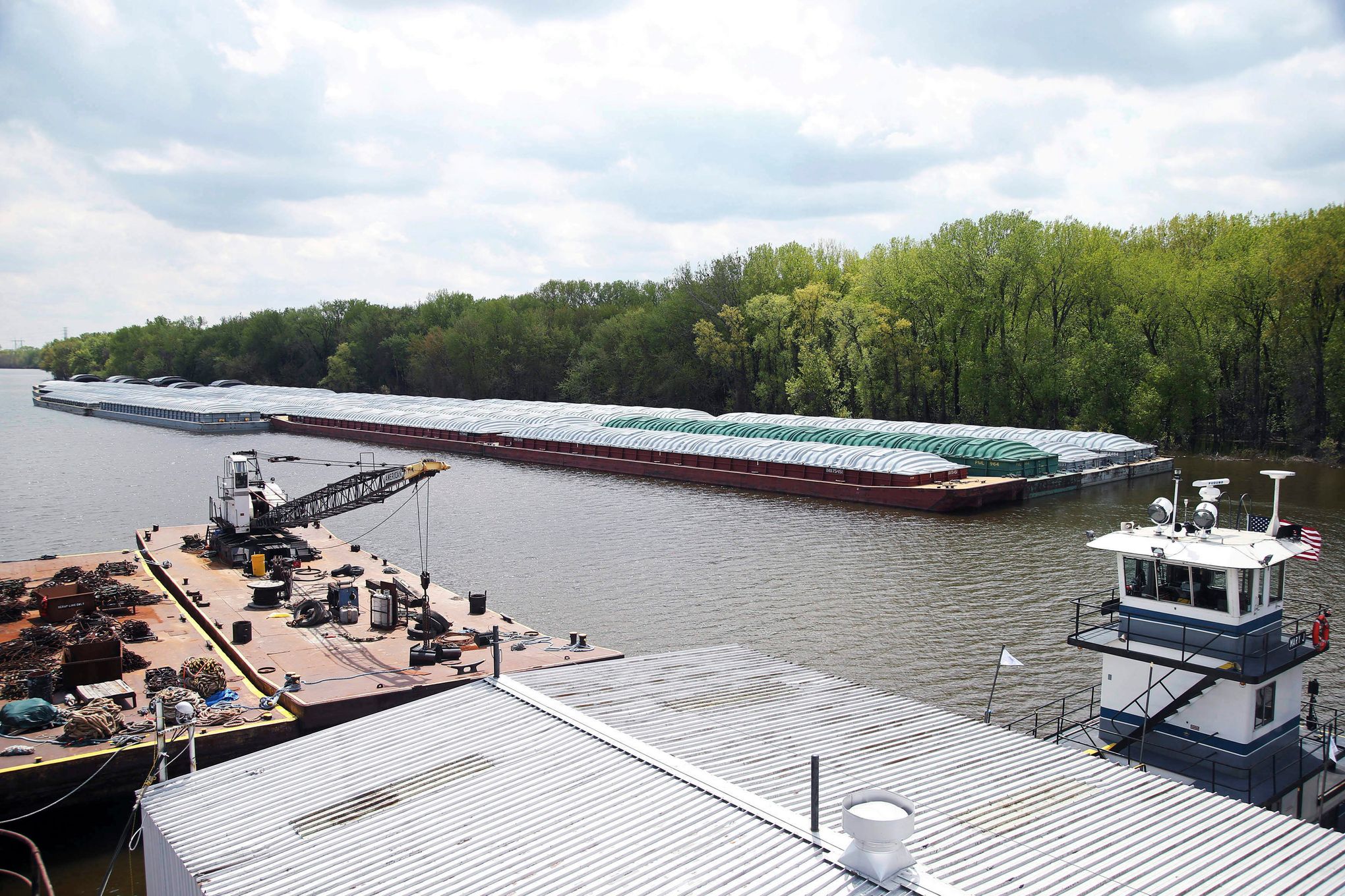 Farming and shipping in the Mississippi Valley