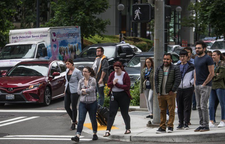 To Improve Intersection Safety Seattle Is Giving Pedestrians A Head