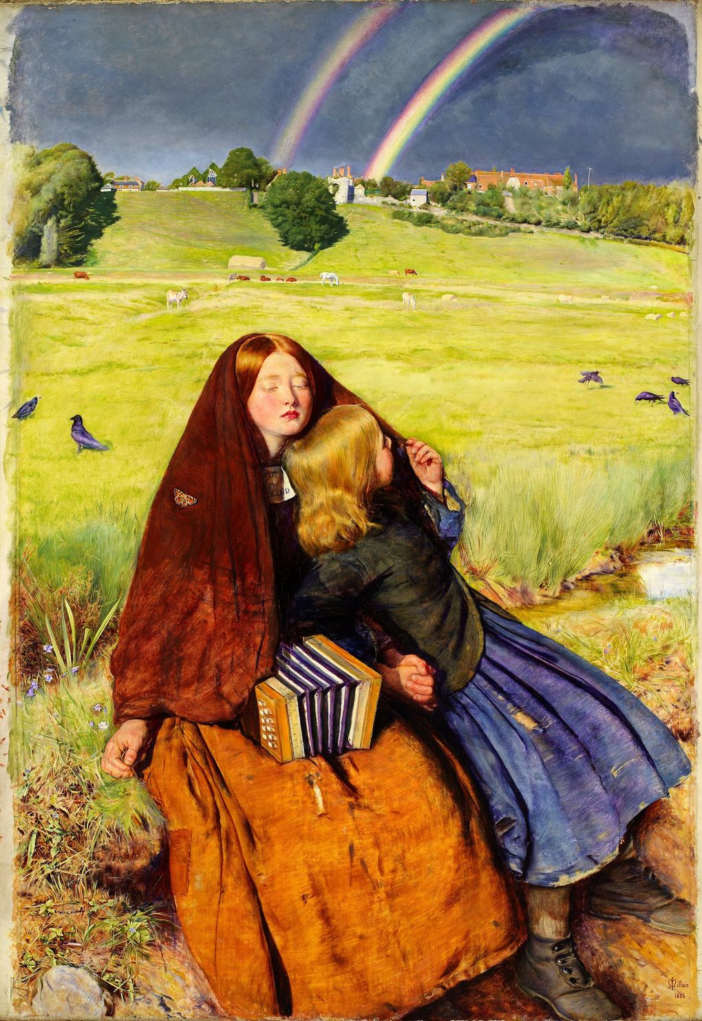 “The Blind Girl,” John Everett Millais, 1854-56, is part of the “Victorian Radicals” exhibition at SAM. (Birmingham Museums Trust, Courtesy American Federation of Arts)
