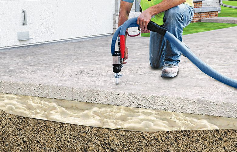 Is Your Concrete Sinking Foam Filling Can Provide A Lift The Seattle Times - Concrete Foam Lifting Diy Is Your Concrete Sinking Foam Filling Can Provide A Lift The Seattle Times - Concrete Foam Lifting Diy