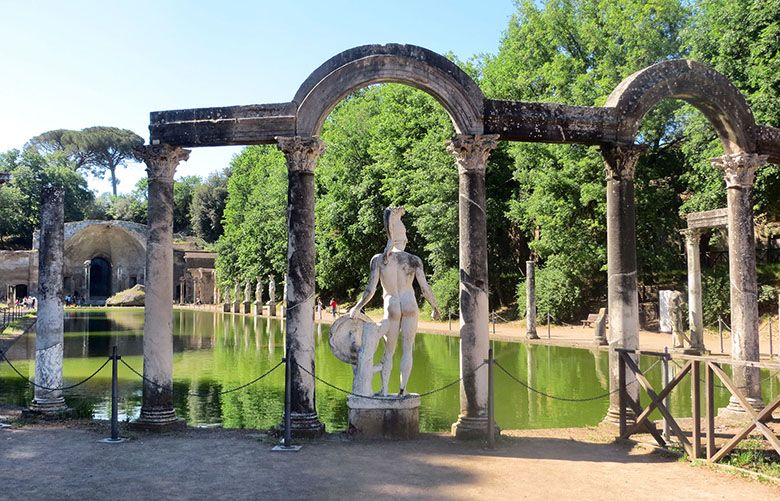 At his villa in Tivoli, Emperor Hadrian re-created architectural styles and statuary from across his vast empire.