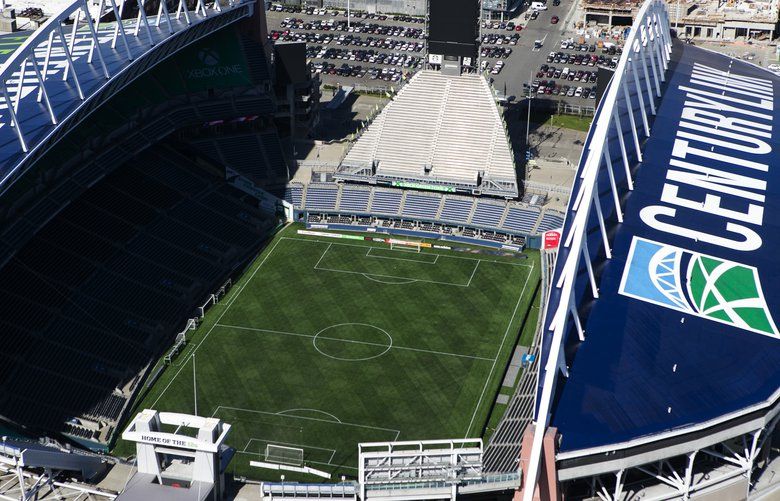 Sounders FC, Seattle Seahawks and First & Goal Inc. unveil new FieldTurf  playing surface inside CenturyLink Field