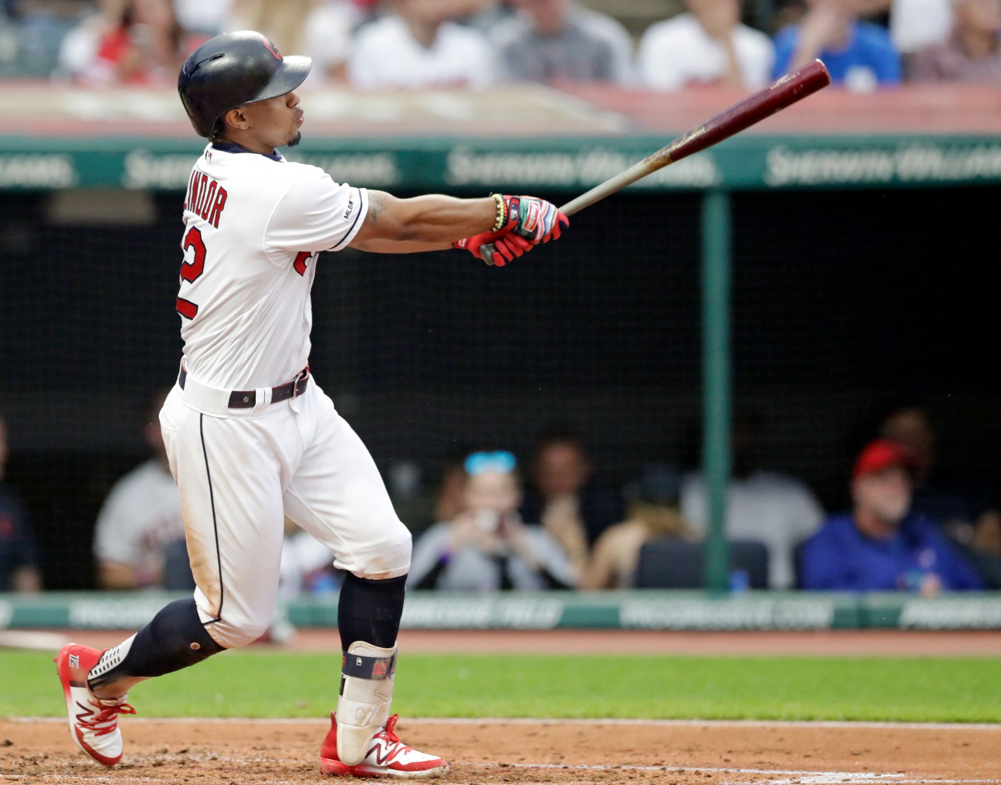 Watch: Francisco Lindor hits home run in second game back with