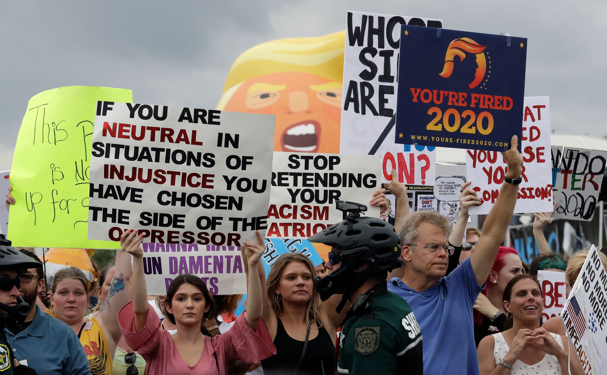 Trump protesters rally at gay bar blocks from arena speech | The Seattle  Times