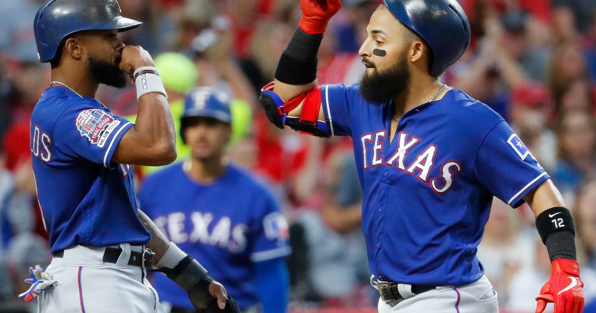 Rangers 7, Reds 1  Rougned Odor hits grand slam to back Rangers bullpen