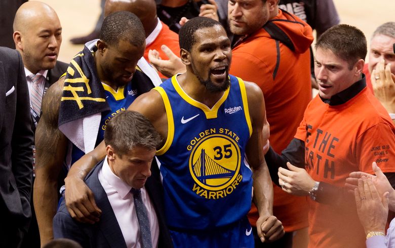 Kevin Durant's a Warrior! First photo in Golden State jersey – The