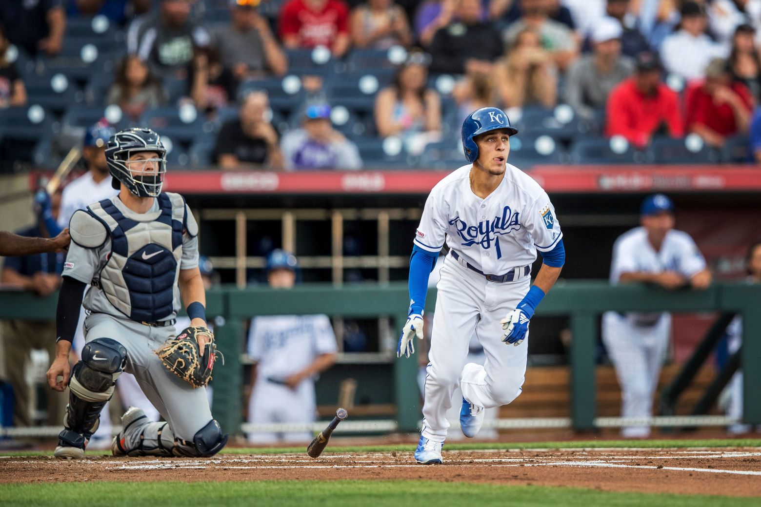 Lopez HR helps KC beat Tigers 7-3 in 1st MLB game in Omaha