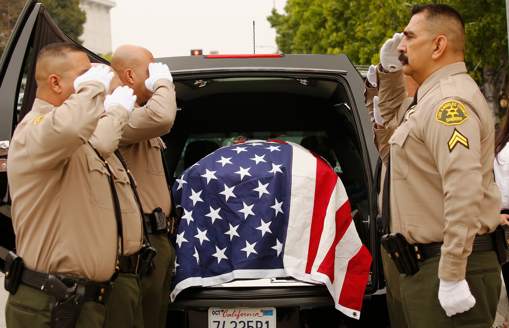 Deputy shot in off-duty attack remembered at LA funeral | The Seattle Times