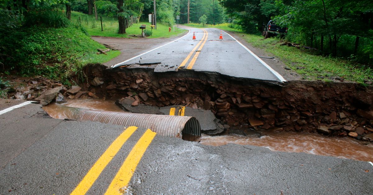 Flash flooding in parts of West Virginia from severe storms The