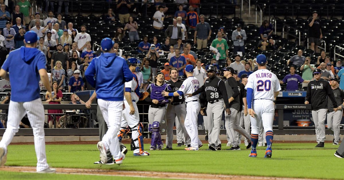 Murphy homers, benches clear, Rockies top Mets 51 The Seattle Times