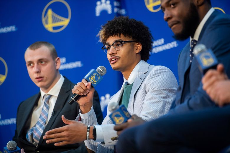 Golden State Warriors NBA basketball draft pick Jordan Poole