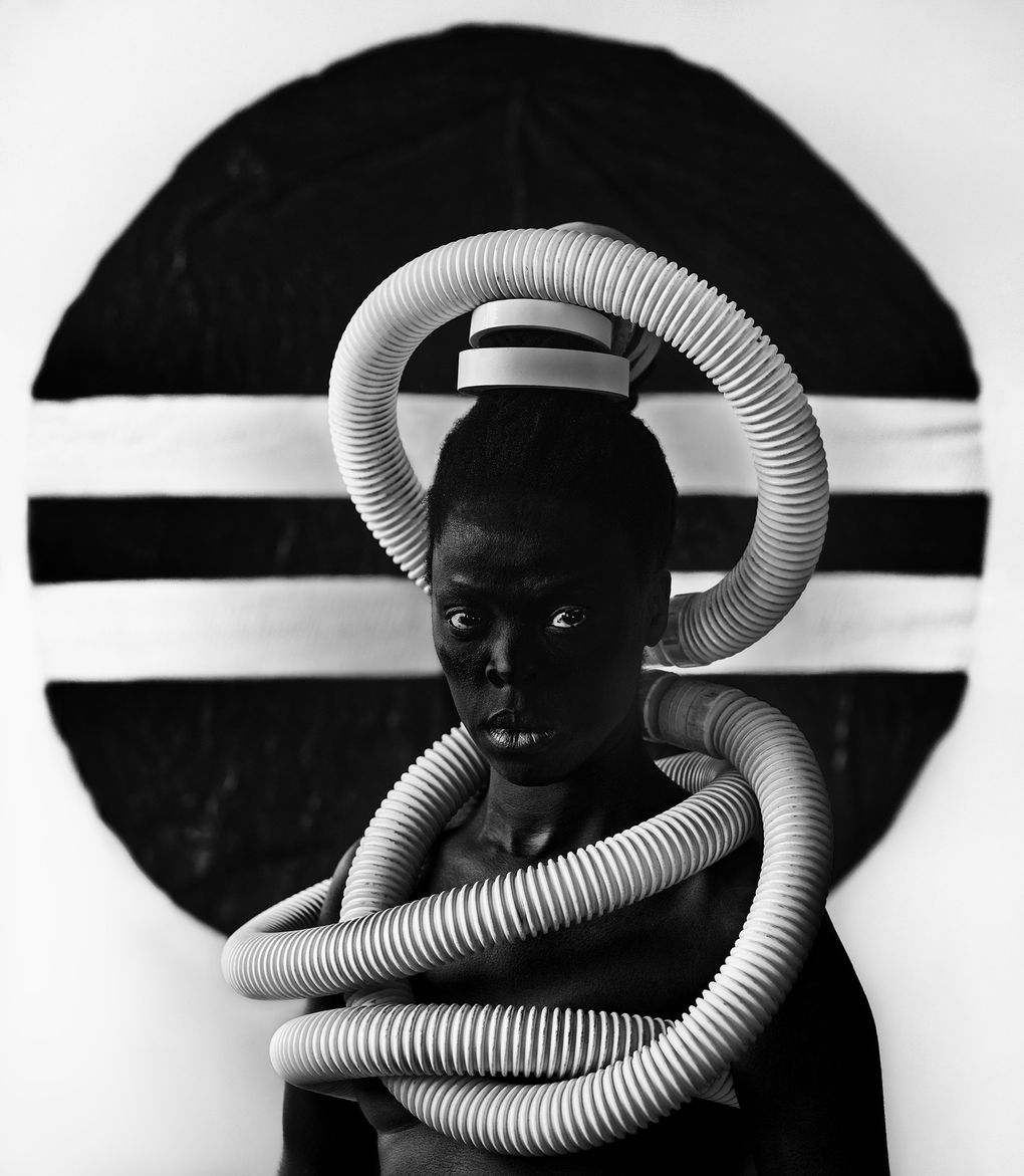 South African artist and “visual activist” Zanele Muholi’s powerfully unsettling self-portraits are on display at Seattle Art Museum. (Courtesy Zanele Muholi)