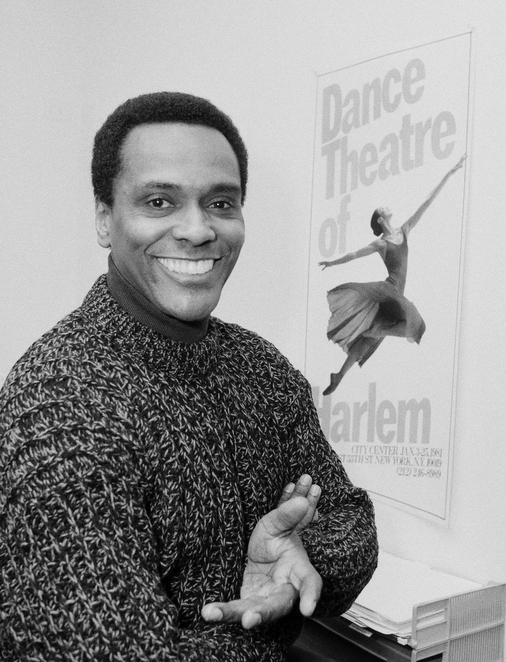 Arthur Mitchell was a principal dancer with New York City Ballet and a co-founder of Dance Theatre of Harlem. (Marty Lederhandler / The Associated Press, 1986)