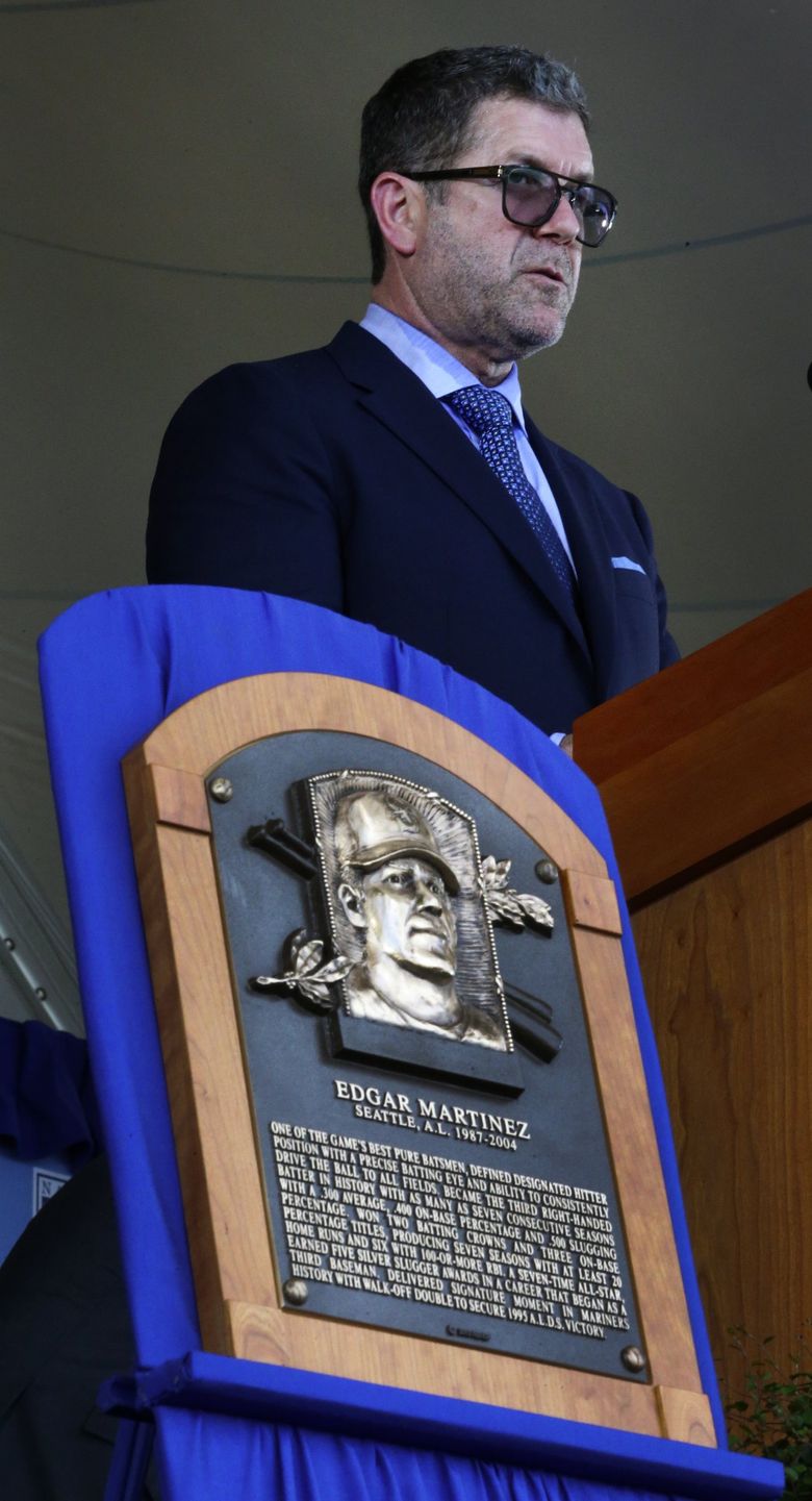 Inside the room: Edgar Martinez brings his trademark cool to Hall of Fame  moment