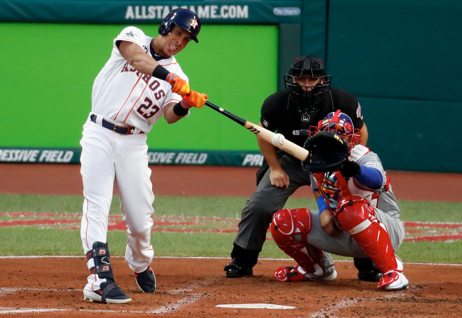 Cubs and White Sox at the All-Star Game: Lucas Giolito settles down, Javier  Baez just misses and James McCann is a hit