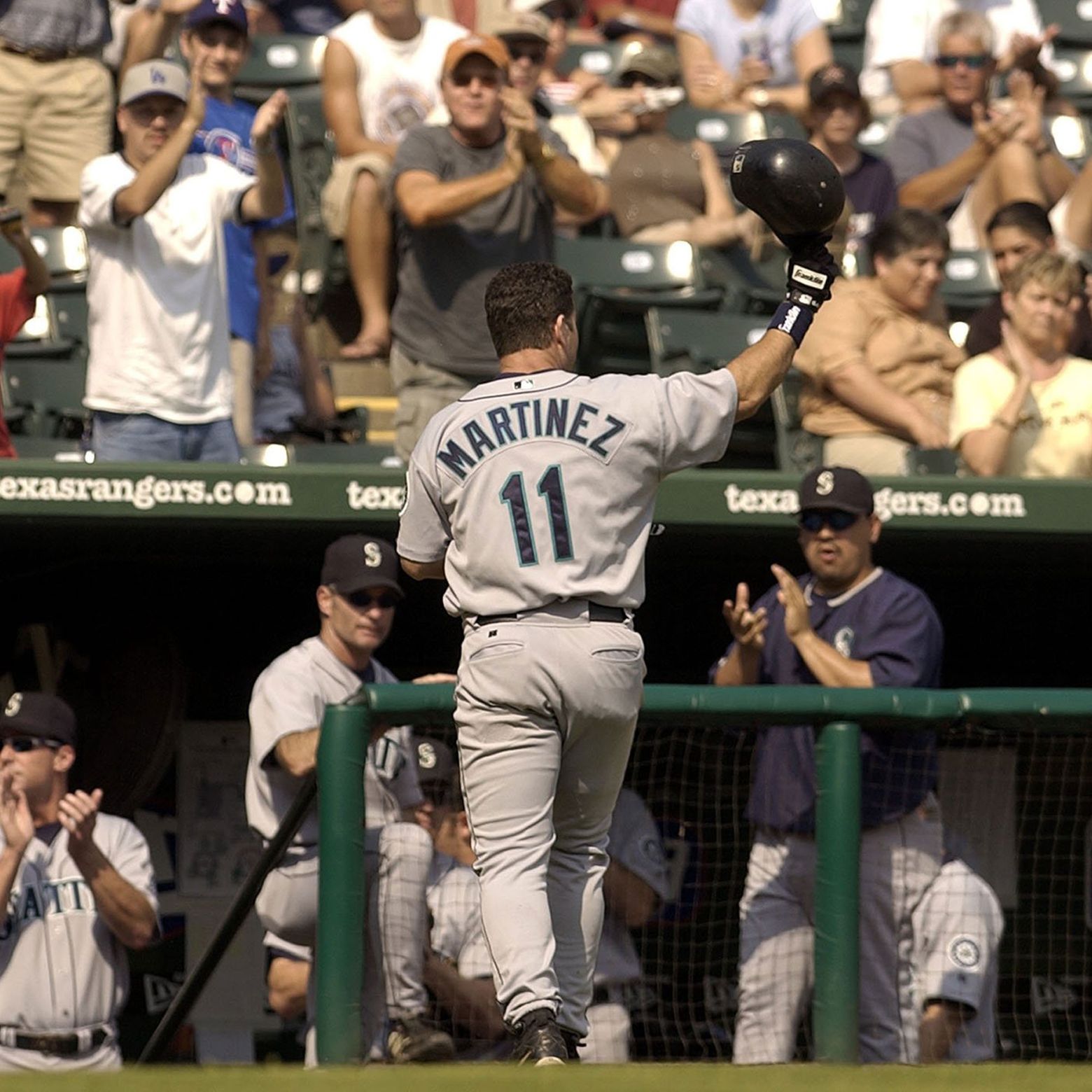 Lot of (2) Edgar Martinez Mariners Items with Bobblehead & Replica