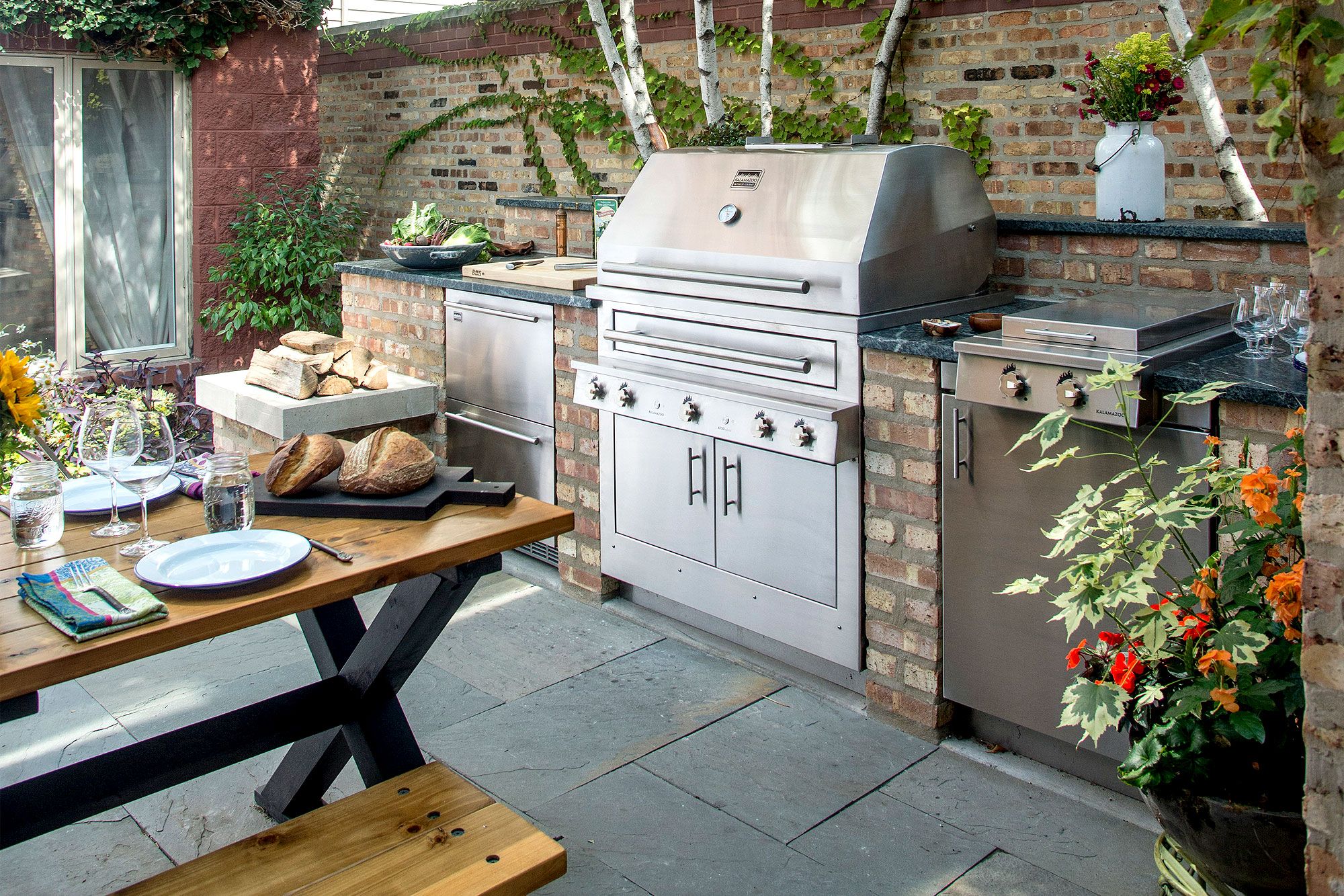 Outdoor kitchen on a budget sale