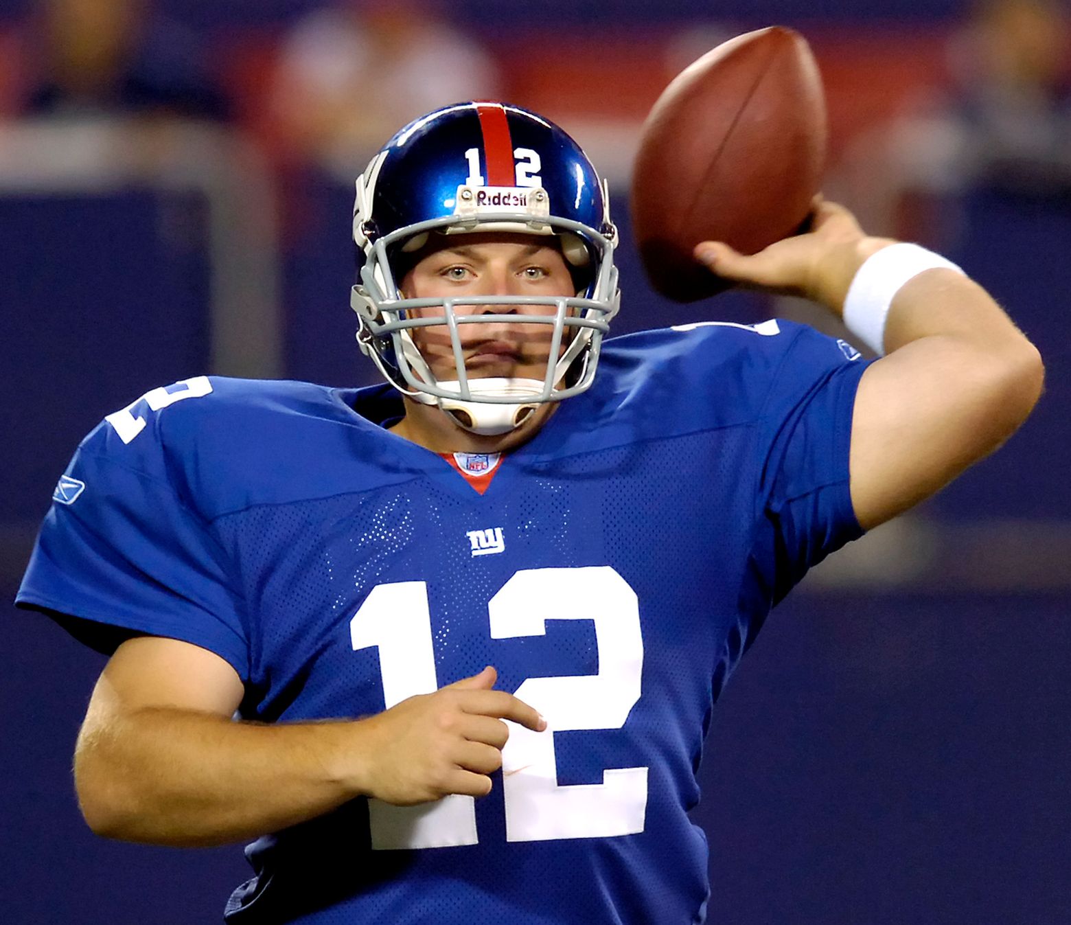 Indianapolis Colts' quarterback Jared Lorenzen, (13) prepares to hand off  the ball in the first quarter of an NFL preseason football game against the  Carolina Panthers on Saturday, Aug. 9, 2008 in