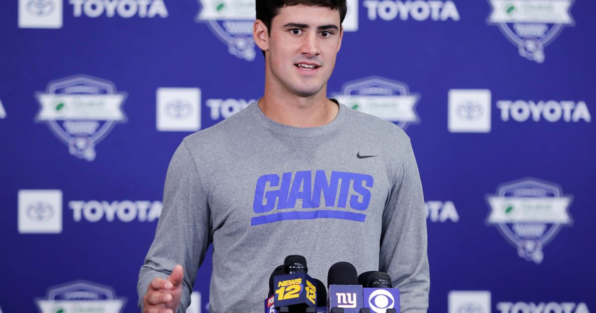 Eli Manning's FIRST Press Conference as New York Giant from 2004 