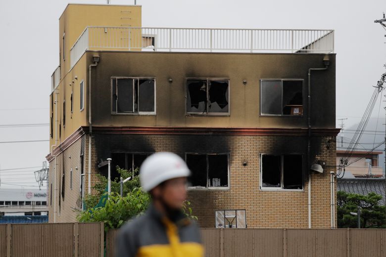 Man shouting 'You die!' kills 33 in Japan anime studio fire | The Seattle  Times