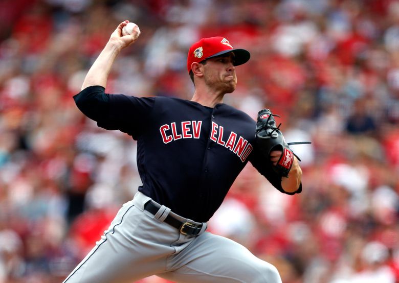 Cleveland Indians Shane Bieber pitched 8 scoreless innings