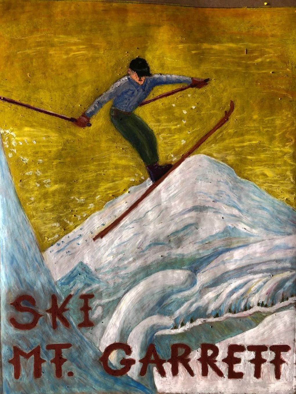 A retro skier. (Jay Inslee campaign)