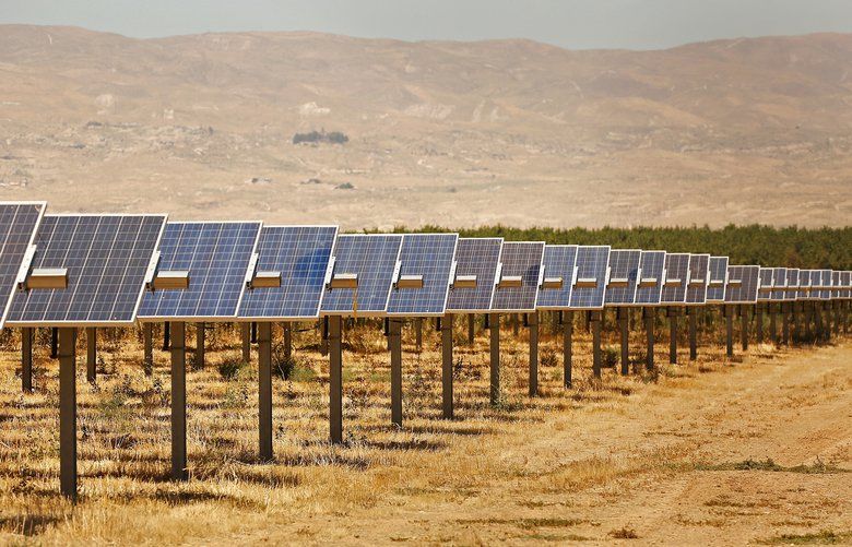 The Maricopa Orchard solar project. (Al Seib/Los Angeles Times/TNS) 1377291 1377291