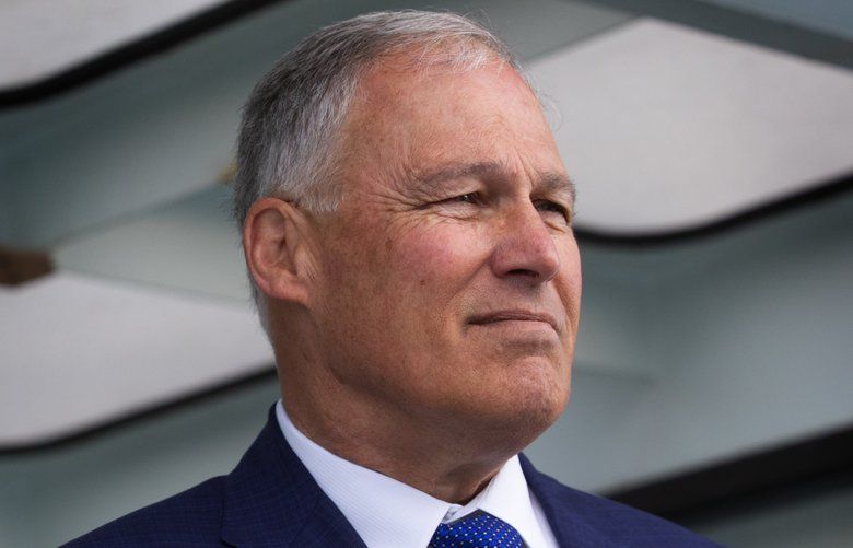 Washington State Governor Jay Inslee  rides the 7:05 Bainbridge to Seattle ferry Thursday, June 20, 2019, and talks about his presidential campaign.
 210623