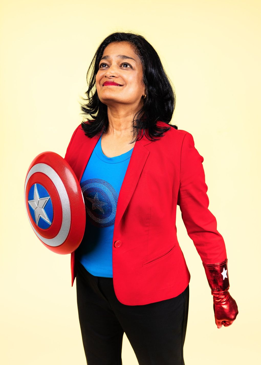 Congresswoman Pramila Jayapal, D-Seattle, says in the exhibit: “Sometimes people ask me why I don’t just focus on one issue, and why I’m working on so many things, and I respond that I am intersectional. I am not a woman on Monday and an immigrant on Tuesday, a mom on Wednesday and a worker on Thursday. I’m all of those things all of the time.” (Nate Gowdy)