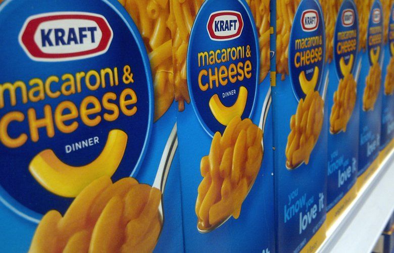 Kraft products are displayed on a shelf in Berlin, Vt.  (AP Photo/Toby Talbot, File) 2013